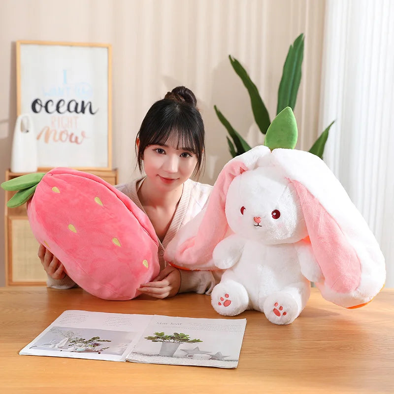 Cuteness Overload StrawBunny Plushie