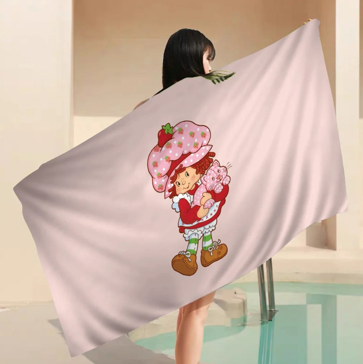 Strawberry Shortcake Simple Dimple Bath Towel