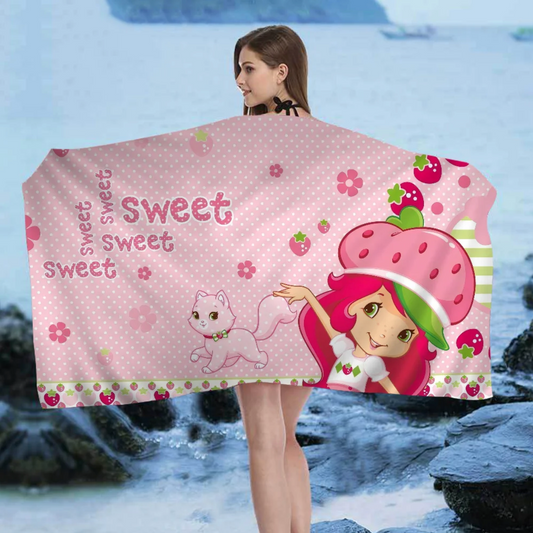 Strawberry Shortcake Premium Bath Towel